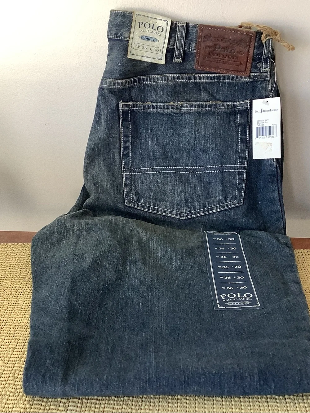 Polo Ralph Lauren Jeans Men Made In USA Authentic Dungarees.